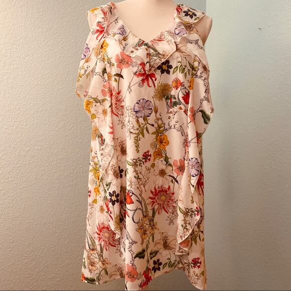 Parker Dresses & Skirts - Parker Glory Dress, Floral Print, Cold Shoulder. Size Small